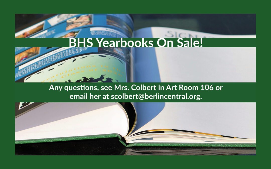 BHS Yearbook On Sale!