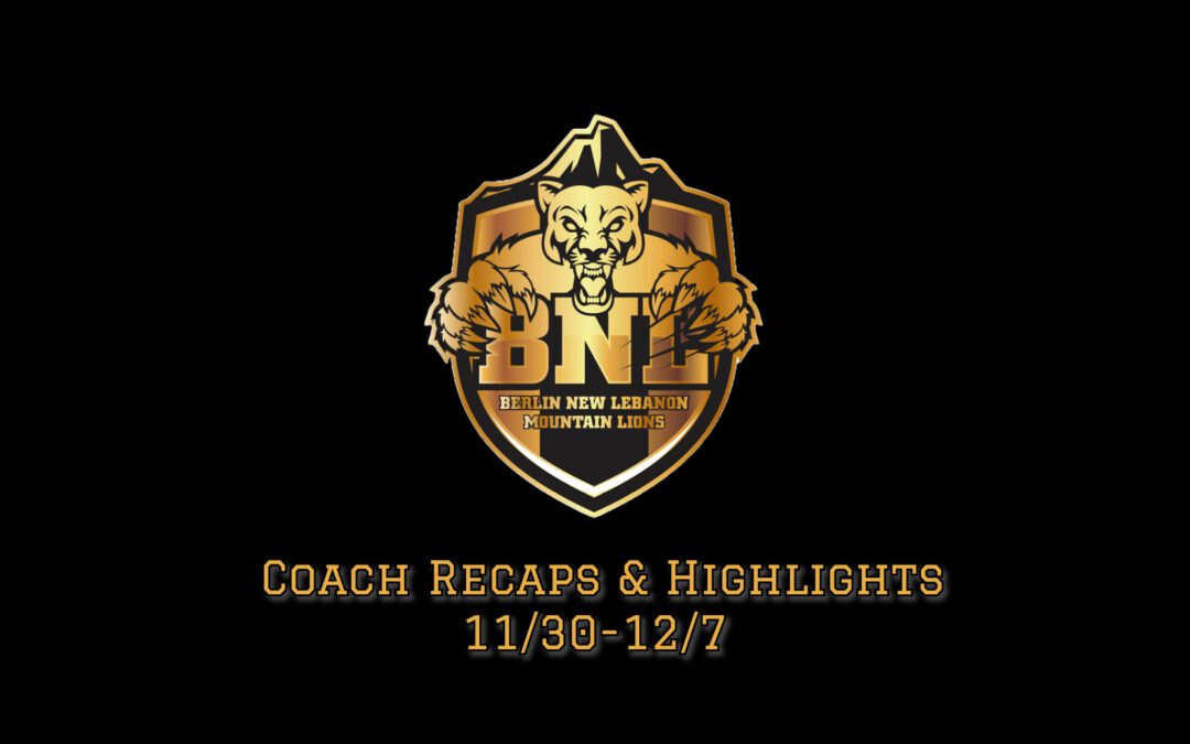 BNL Winter Sports Weekly Round Up 11/30 – 12/7