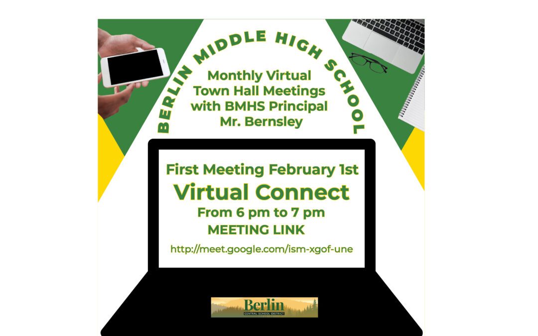 BMHS Monthly Virtual Town Hall February 1st